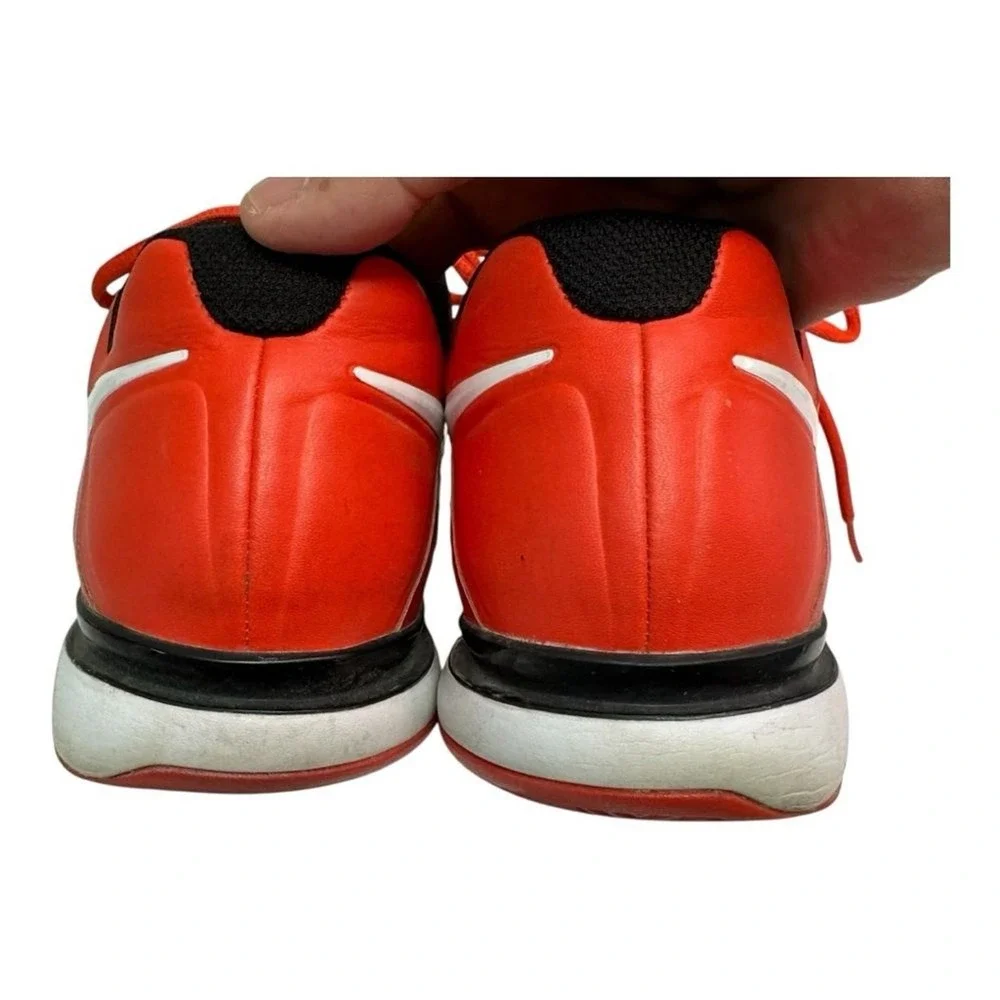 Nike‎ Zoom Vapor ID Custom Red White Tennis court Shoes Size 8.5